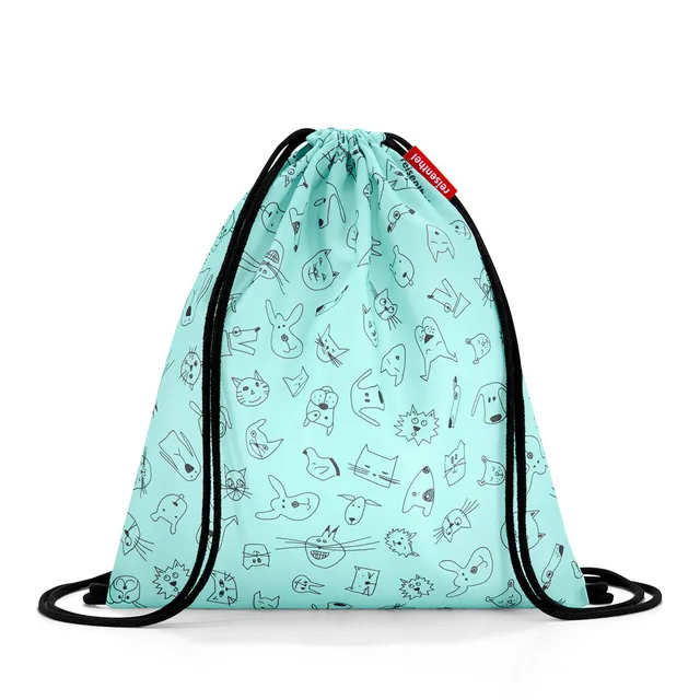 reisenthel-kids-cats-and-dogs-reisetasche-sportbeutel-5-l-mint-kindertasche-mit- image 1