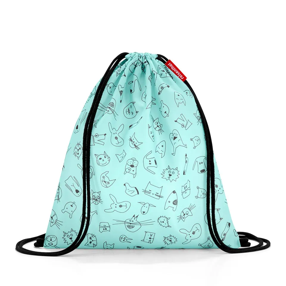 reisenthel-kids-cats-and-dogs-reisetasche-sportbeutel-5-l-mint-kindertasche-mit- image 1