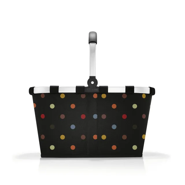 reisenthel-carrybag-dots-einkaufskorb-22-l-wasserabweisend-mit-innentasche-und-a image 1