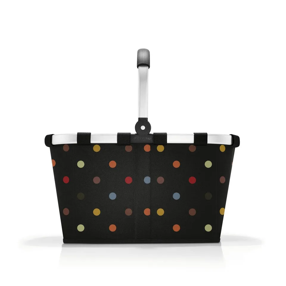 reisenthel-carrybag-dots-einkaufskorb-22-l-wasserabweisend-mit-innentasche-und-a image 1