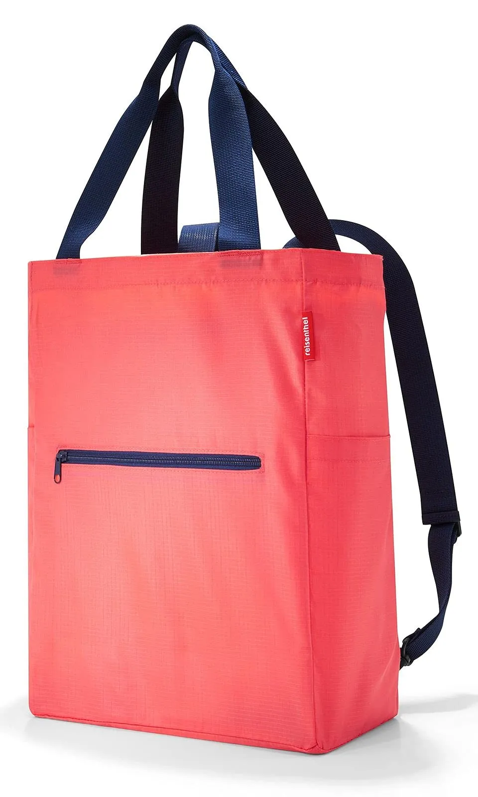 reisenthel-mini-maxi-2-in-1-coral-tragetasche-und-rucksack-in-einem-19-l-faltbar image 1