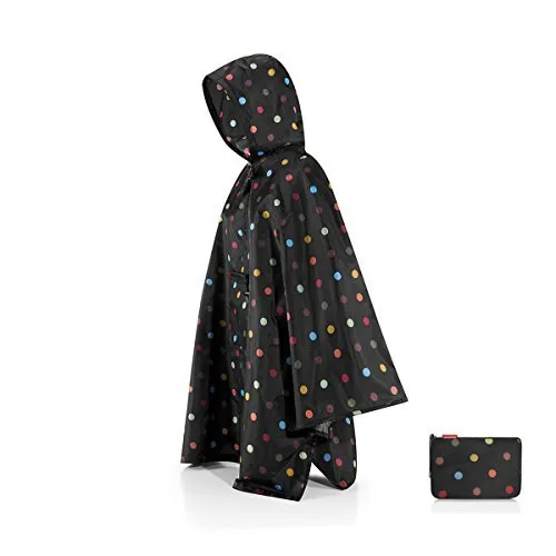 reisenthel-mini-maxi-poncho-dots-faltbarer-regenschutz-gr-e-m-141-x-93-cm image 1