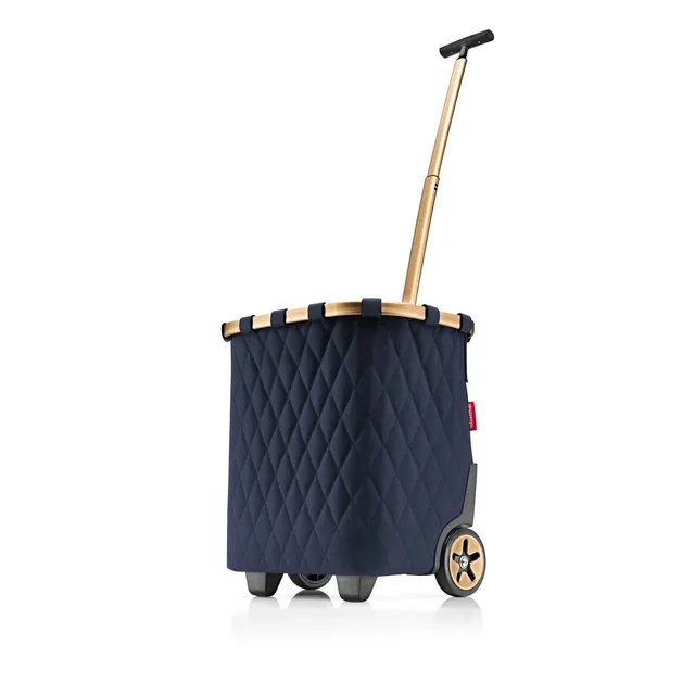 reisenthel-carrycruiser-einkaufstrolley-rhombus-midnight-gold-40-l-trolley-mit-a image 1