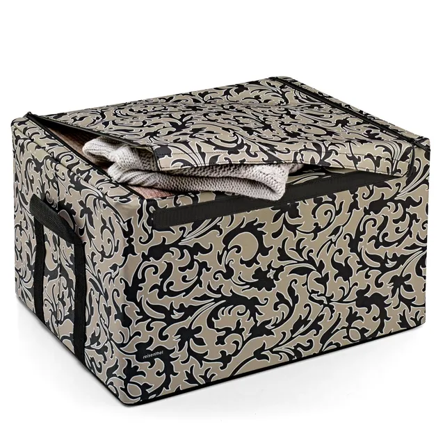 reisenthel-storagebox-l-baroque-marble-aufbewahrungsbox-mit-deckel-formstabil-wa image 1