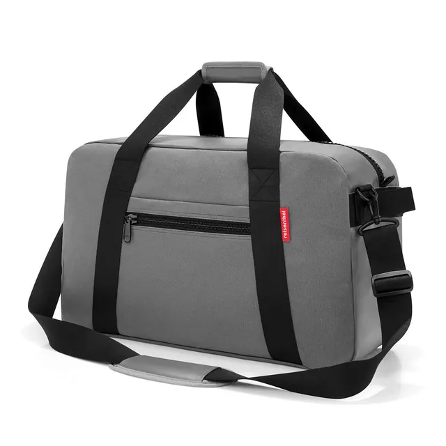 reisenthel-traveller-reisetasche-55-l-canvas-grey-57-x-34-x-27-cm-weekender-mit- image 1