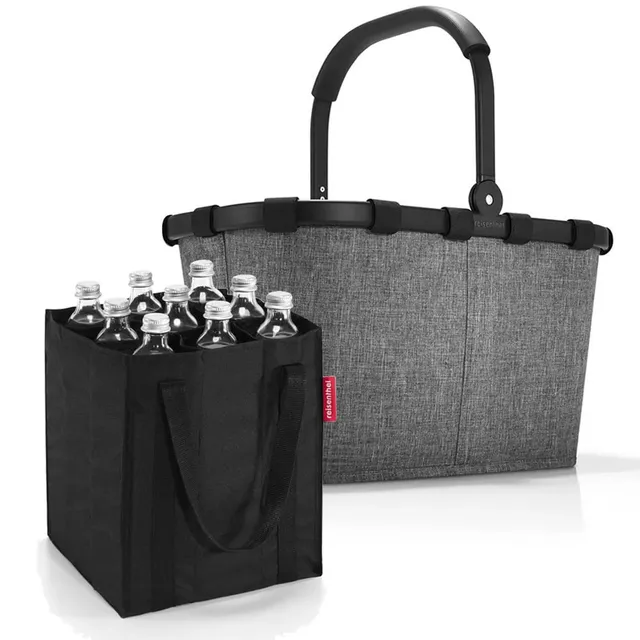 reisenthel-set-carrybag-plus-bottlebag-einkaufskorb-mit-passender-flaschentasche image 1