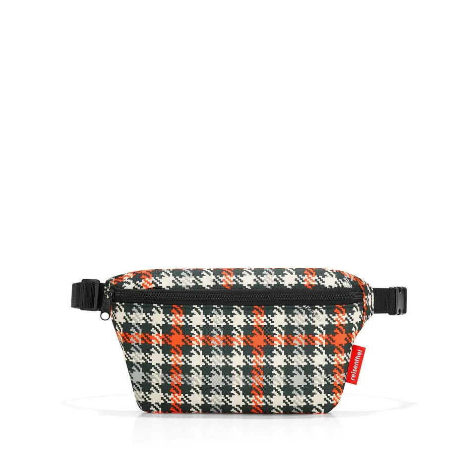 reisenthel-beltbag-glencheck-red-g-rteltasche-1-l-bauch-und-crossbag-mit-verstel image 1