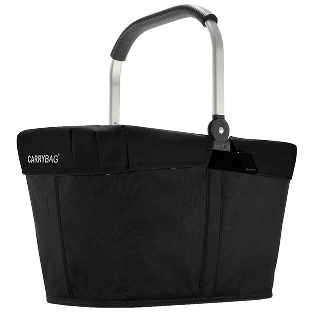 reisenthel-carrybag-schwarz-faltbarer-henkelkorb-einkaufskorb-mit-cover-schwarz image 1