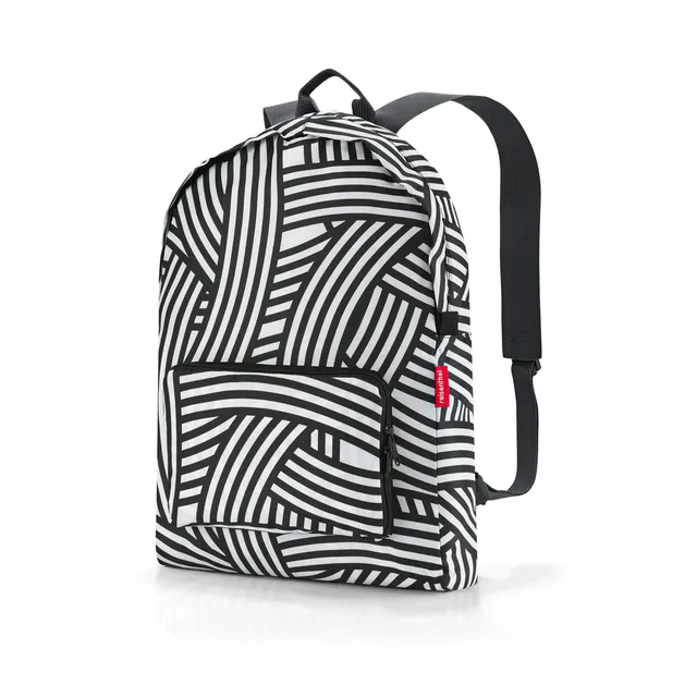 reisenthel-mini-maxi-rucksack-faltbarer-freizeitrucksack-einkaufsrucksack-zebra- image 1