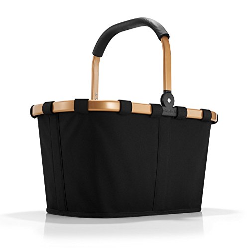 reisenthel-carrybag-frame-einkaufstasche-mit-aluminiumrahmen-gold-black-belastba image 7