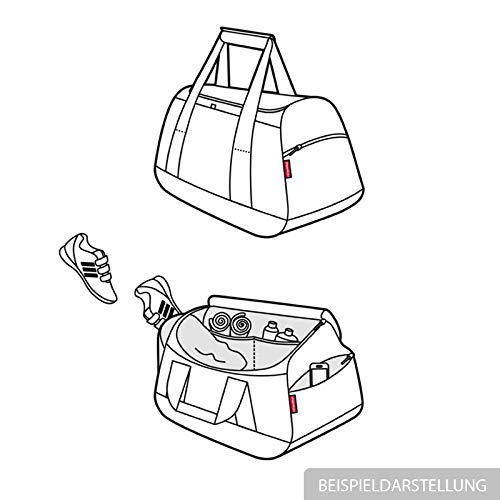 reisenthel-dotted-35-liter-sporttasche-duffelbag-mit-schultergurt-und-gepolstert image 4