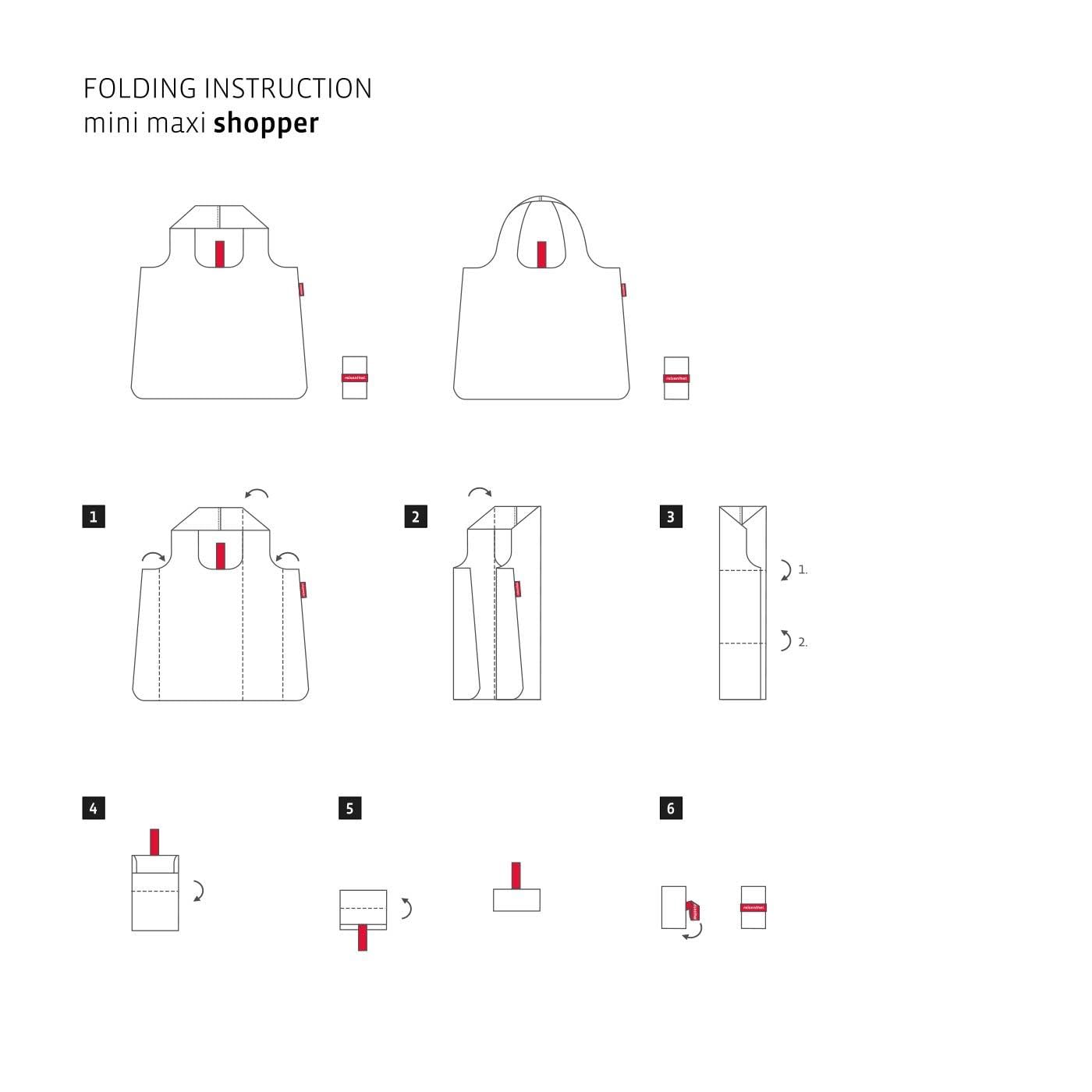 reisenthel-mini-maxi-shopper-faltbarer-kompakt-rucksack-15-l-wasserabweisend-sch image 7