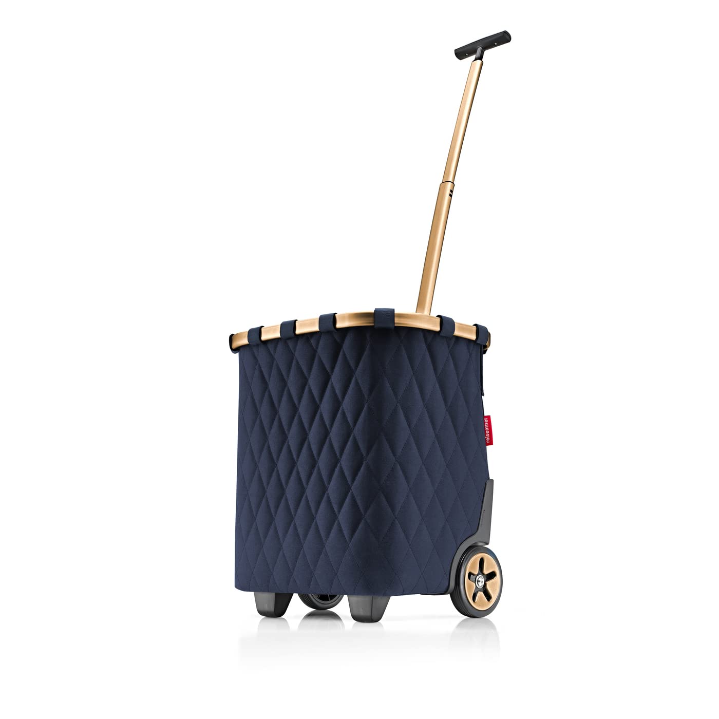 reisenthel-carrycruiser-einkaufstrolley-rhombus-midnight-gold-40-l-trolley-mit-a image 1