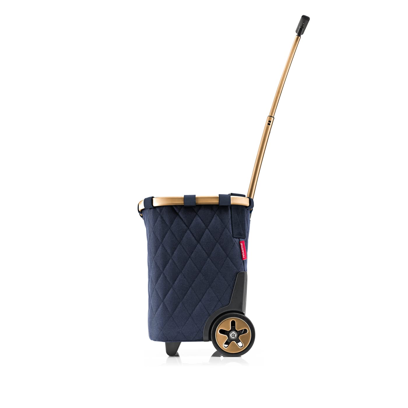 reisenthel-carrycruiser-einkaufstrolley-rhombus-midnight-gold-40-l-trolley-mit-a image 2