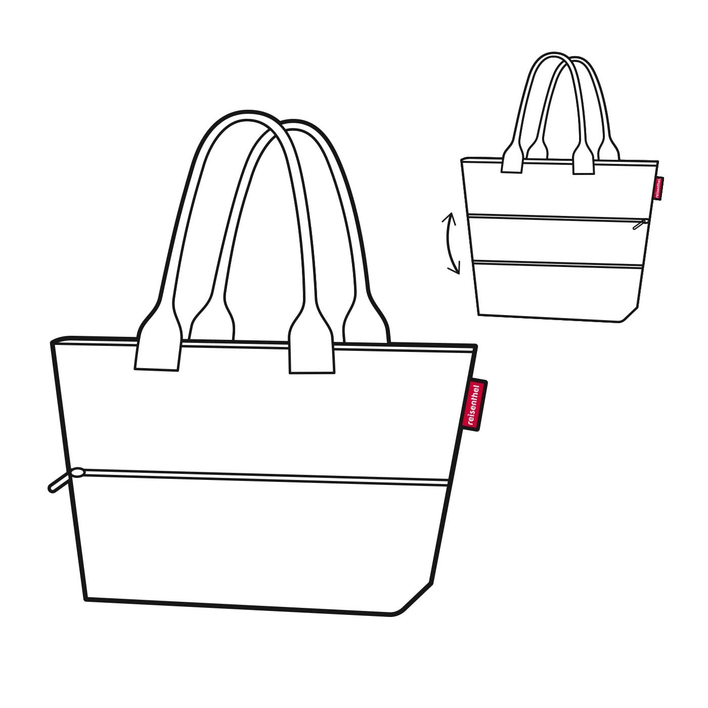 reisenthel-shopper-e1-gro-raumtasche-aus-recycelten-pet-flaschen-wasserabweisend image 5