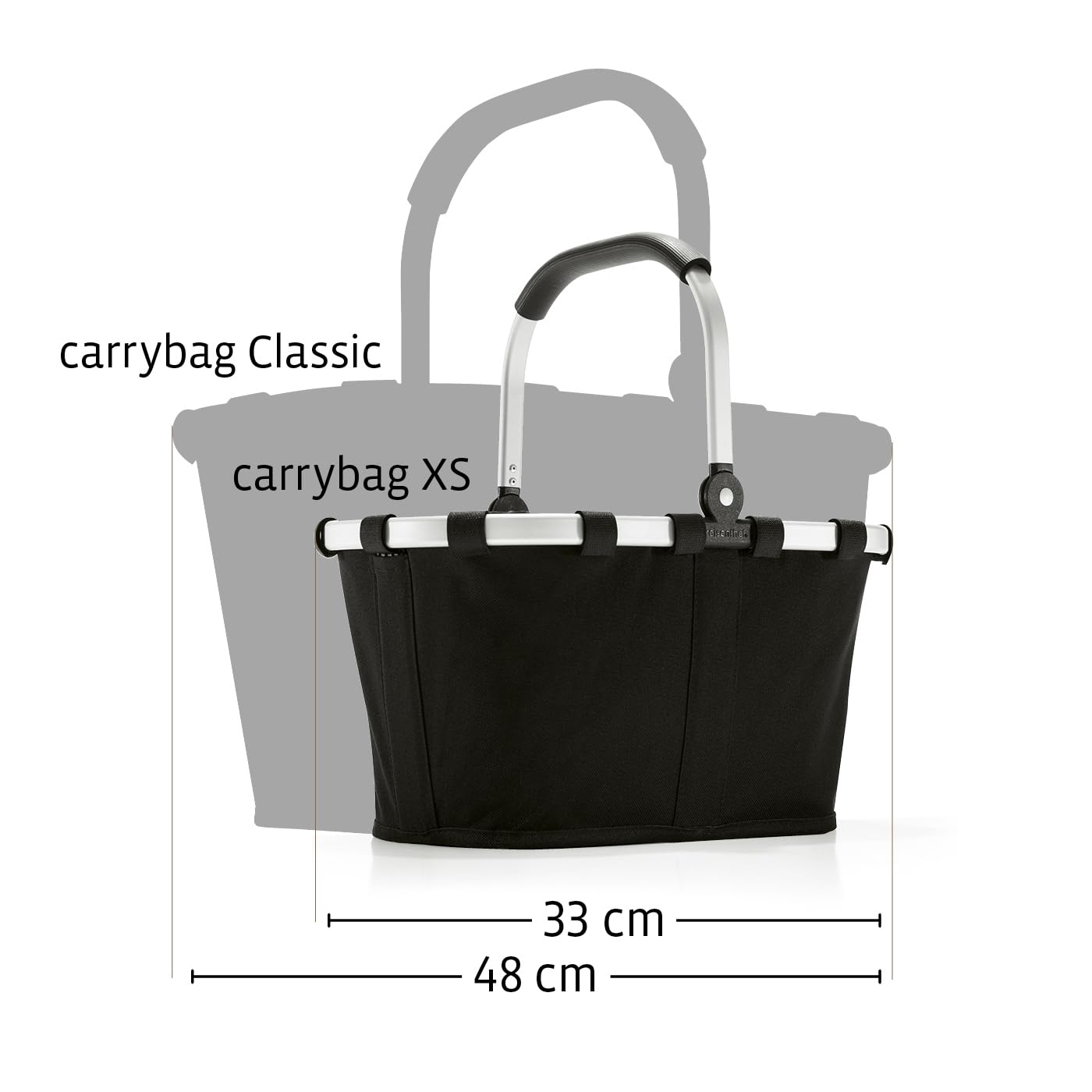reisenthel-carrybag-xs-einkaufskorb-im-xs-format-aluminiumrahmen-8-kg-tragkraft- image 2