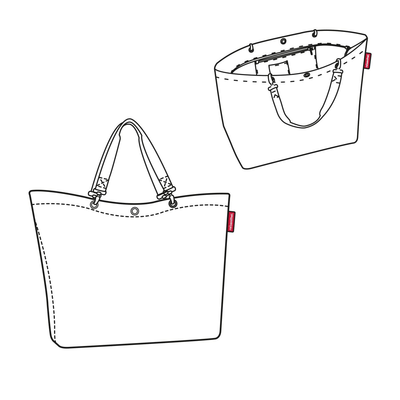reisenthel-shopper-xl-ger-umige-einkaufstasche-mit-wasserabweisendem-material-un image 7