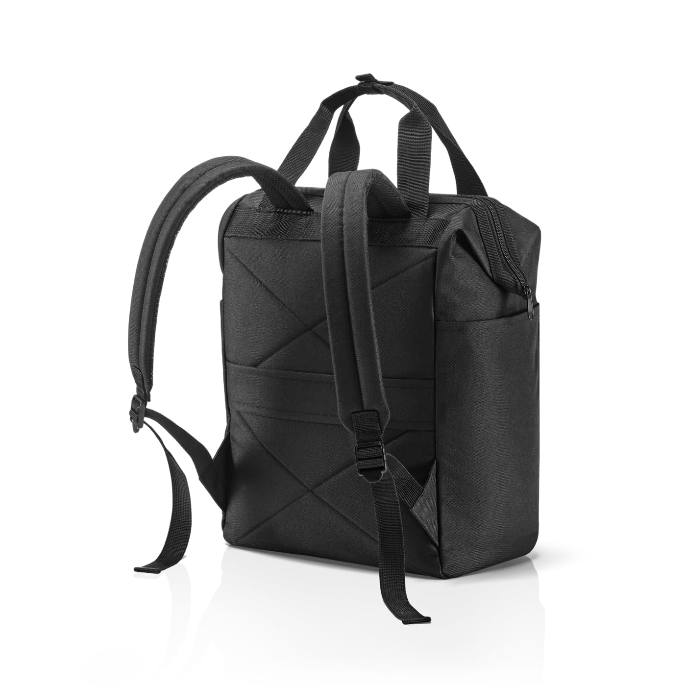 reisenthel-allrounder-r-large-2in1-rucksack-und-tragetasche-schwarz-mit-trolley- image 2