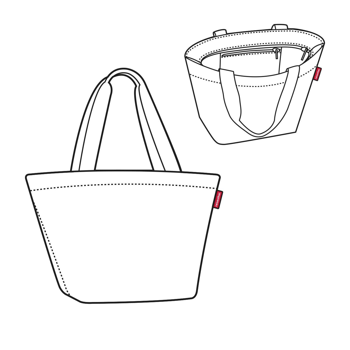 reisenthel-shopper-m-op-art-ger-umige-shopping-bag-und-edle-handtasche-in-einem- image 4