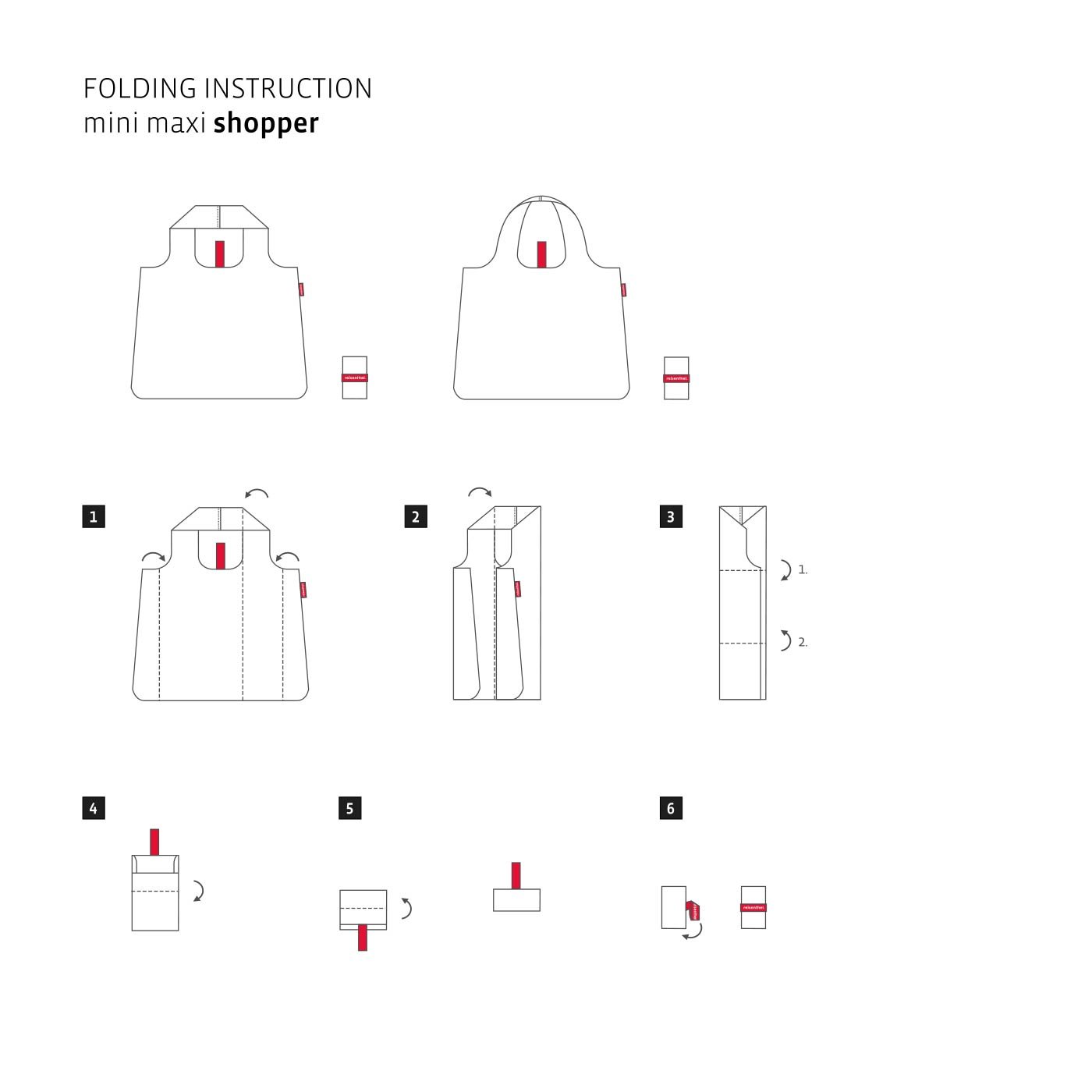 reisenthel-mini-maxi-shopper-faltbarer-kompakt-rucksack-15-l-wasserabweisend-sch image 4