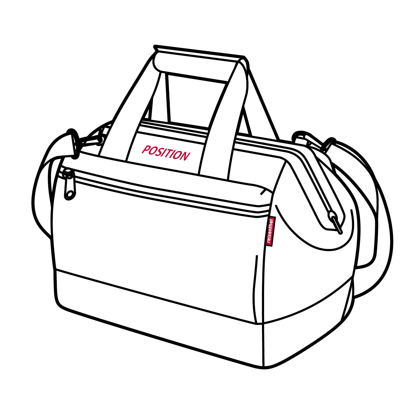 reisenthel-allrounder-l-pocket-doktortasche-wasserabweisend-mit-trolley-aufsteck image 7