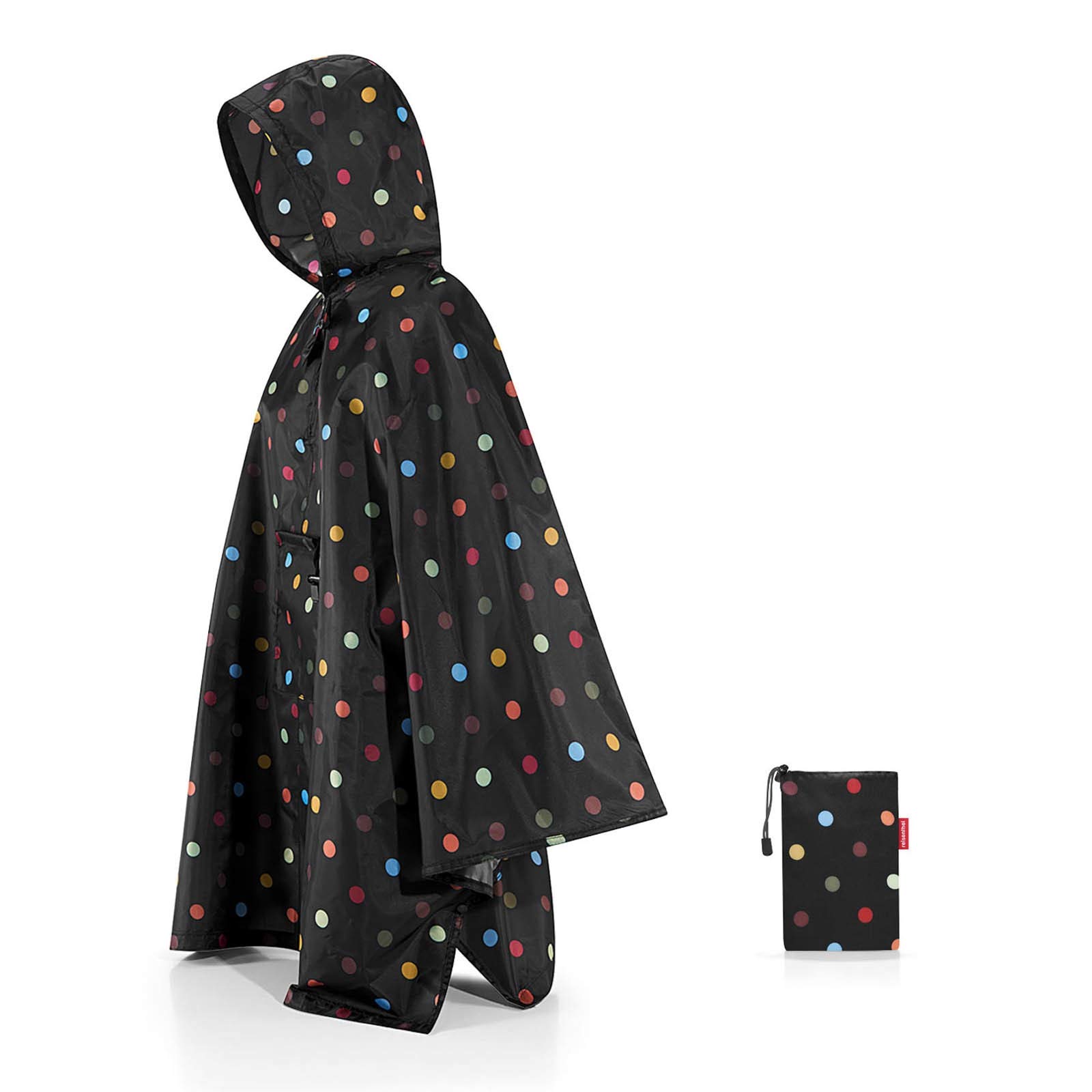 reisenthel-an7009-mini-maxi-poncho-dots-wasserabweisender-damen-regenponcho-verp image 1