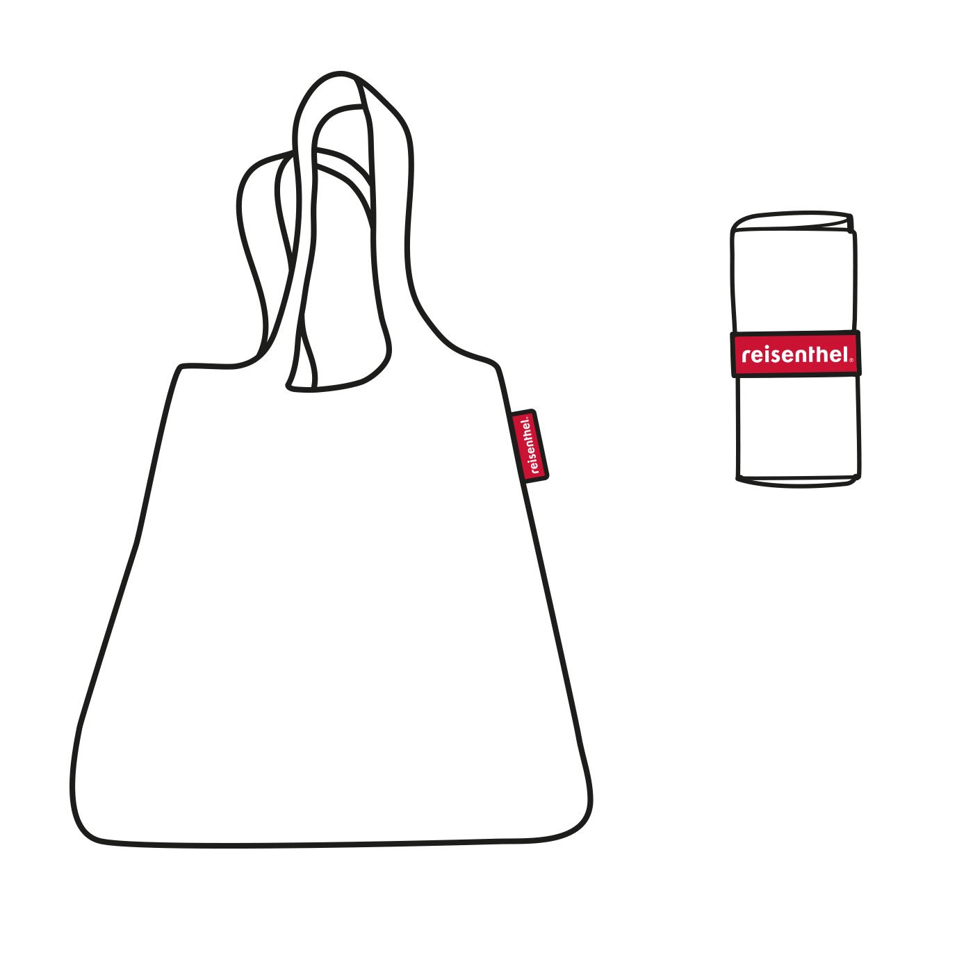 reisenthel-mini-maxi-shopper-faltbarer-kompakt-rucksack-15-l-wasserabweisend-sch image 5