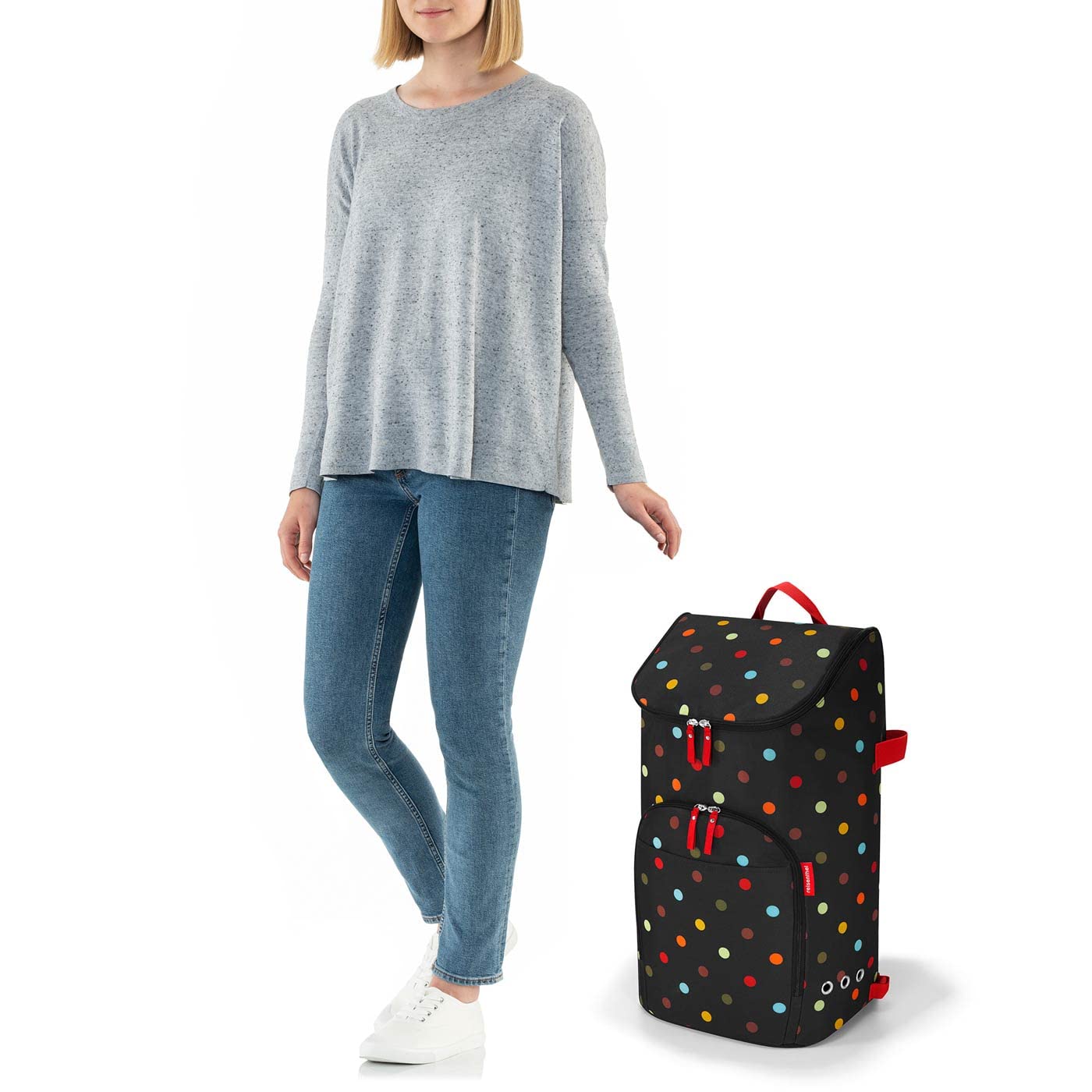 reisenthel-citycruiser-bag-indots-ger-umige-45-liter-einkaufstasche-aus-recycelt image 8
