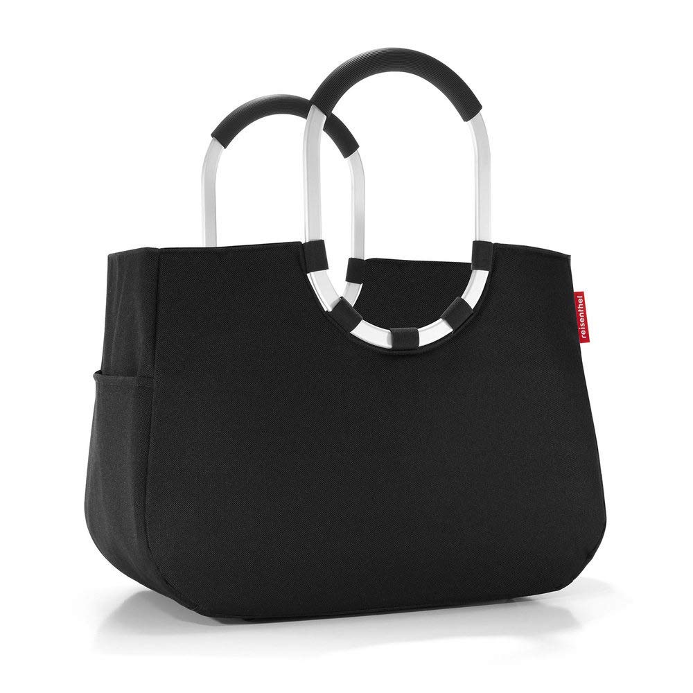 reisenthel-loopshopper-l-rhombus-black-stabile-einkaufstasche-mit-rundgriff-alum image 7