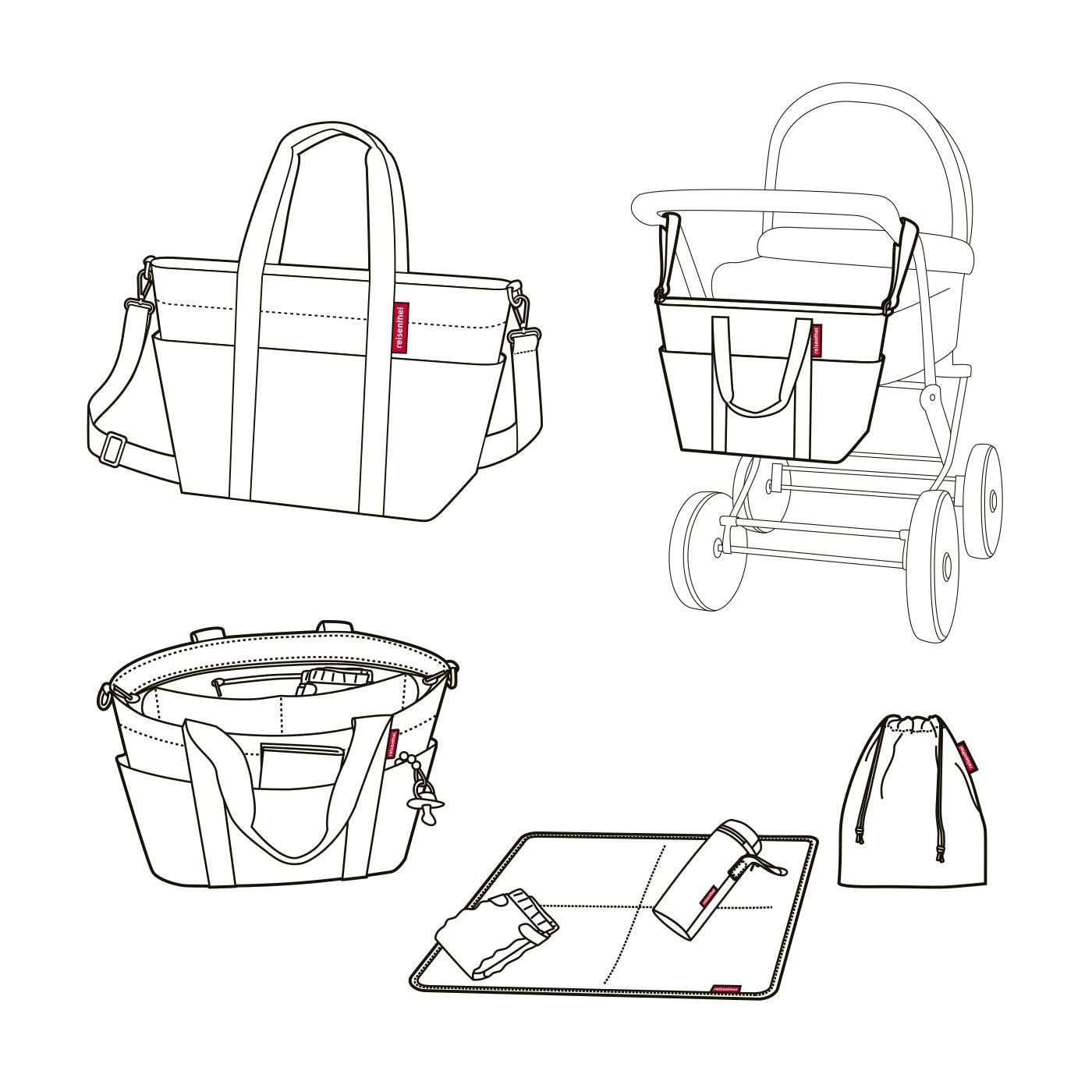 reisenthel-baby-organizer-wickeltasche-15-l-kinderwagenbefestigung-wickelauflage image 7