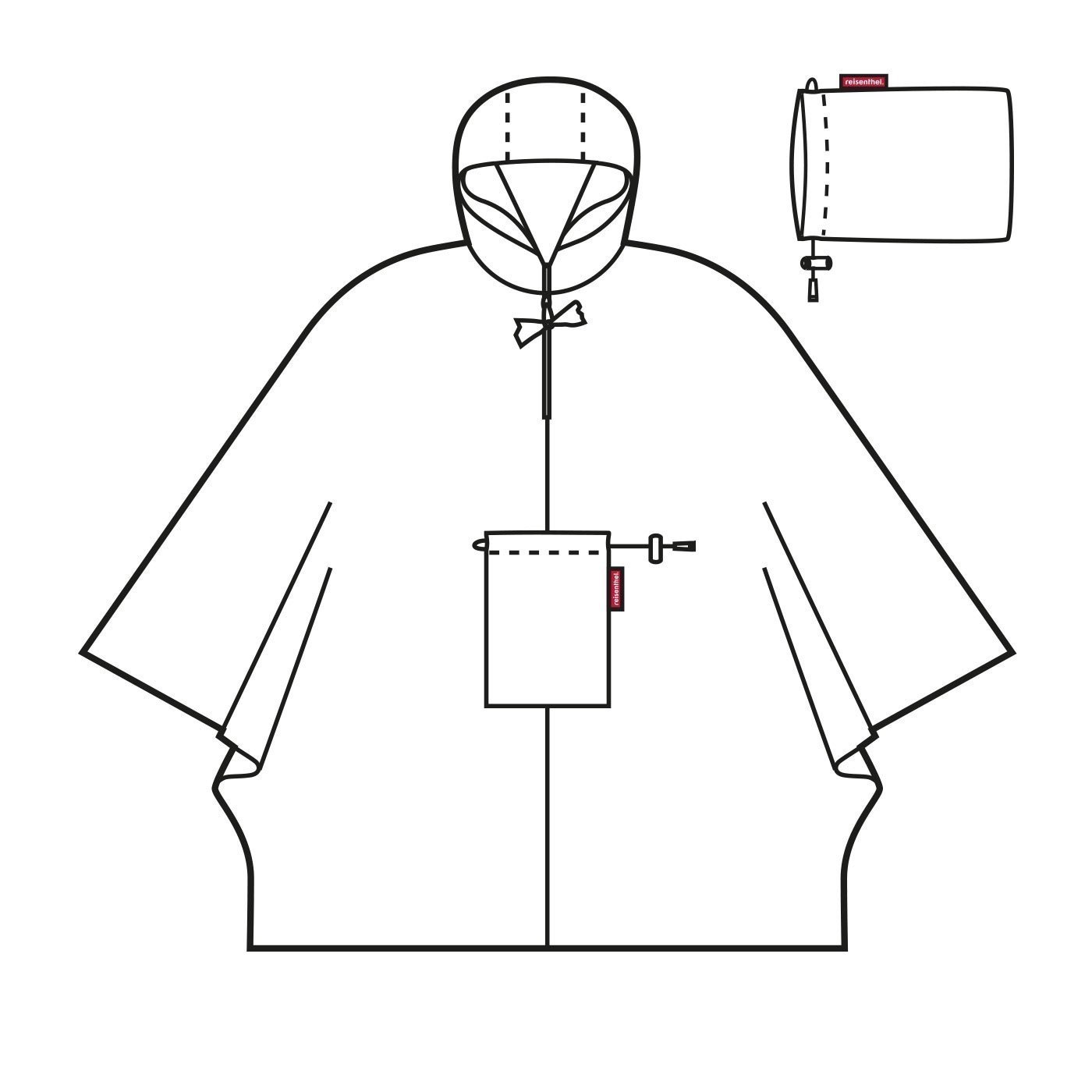 reisenthel-regenmantel-mini-maxi-faltbarer-regenmantel-mit-mini-maxi-funktion image 6