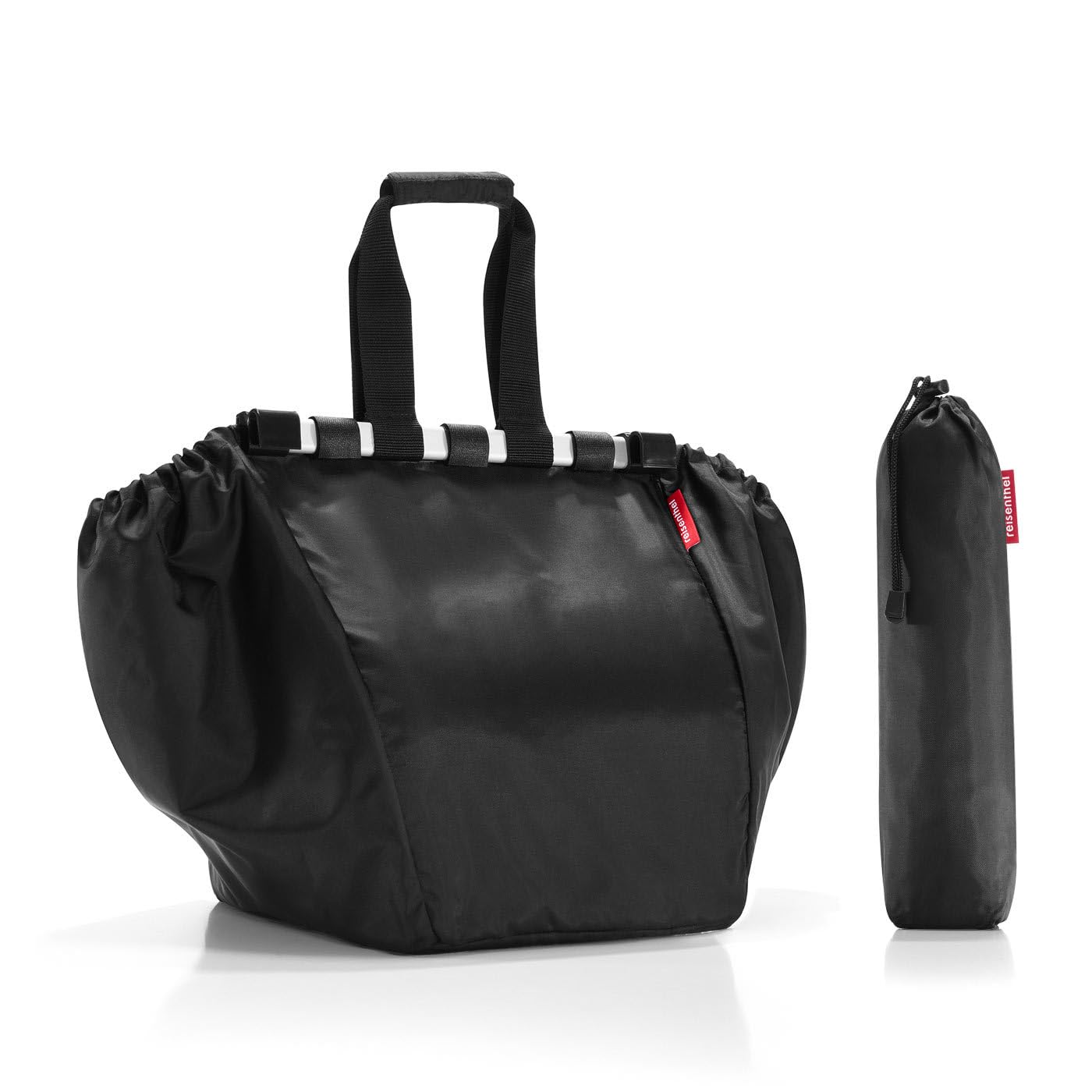 reisenthel-easyshoppingbag-30-liter-schwarz-shopper-mit-einkaufswagen-haken-zum- image 1