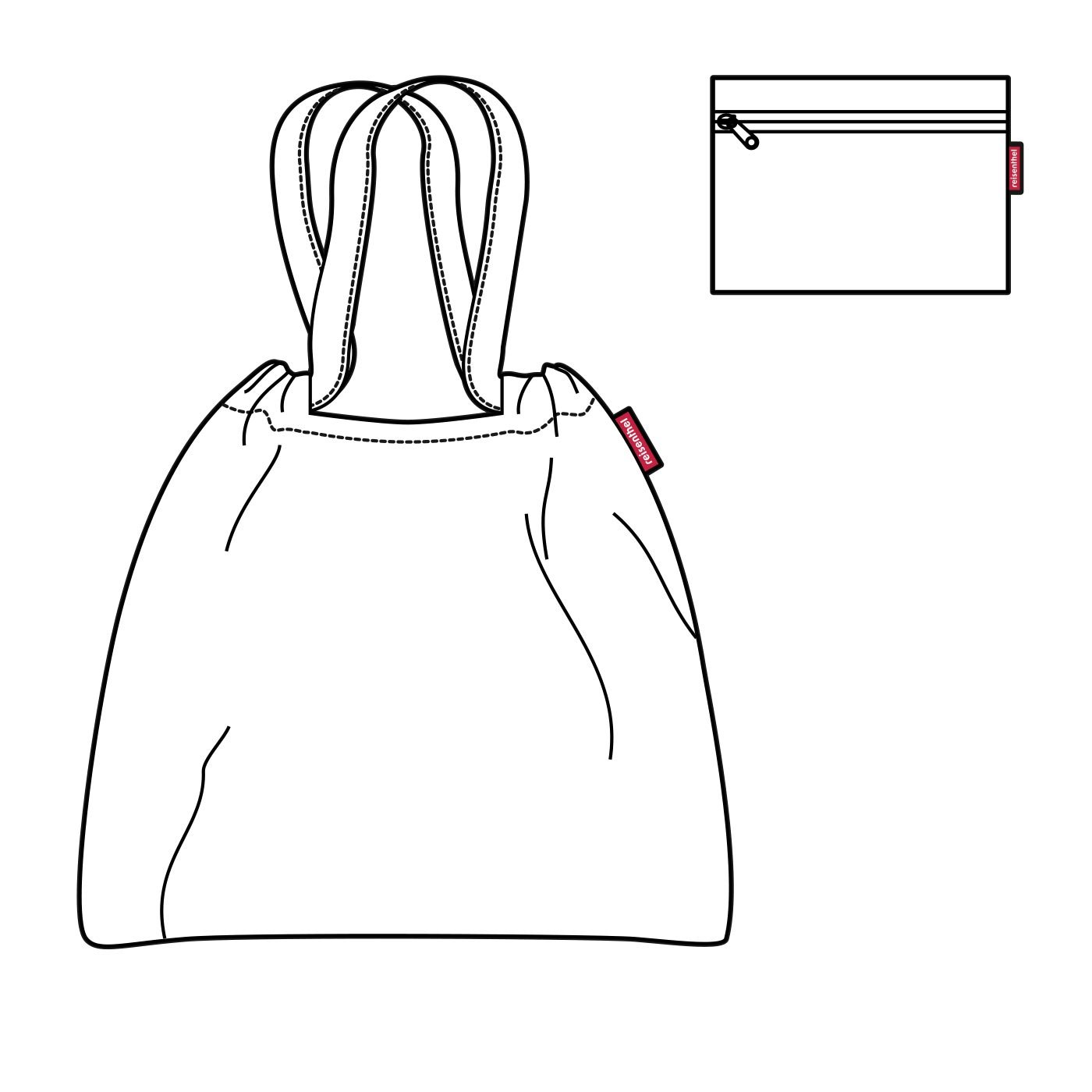 reisenthel-mini-maxi-loftbag-faltbare-multitasche-25-l-64-x-48-x-13-cm-lemon-dot image 3