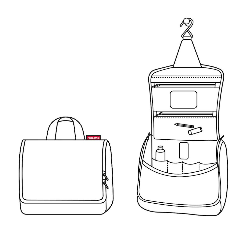 reisenthel-toiletbag-stars-kulturbeutel-waschtasche-3-l-mit-aufh-ngehaken-schwar image 3