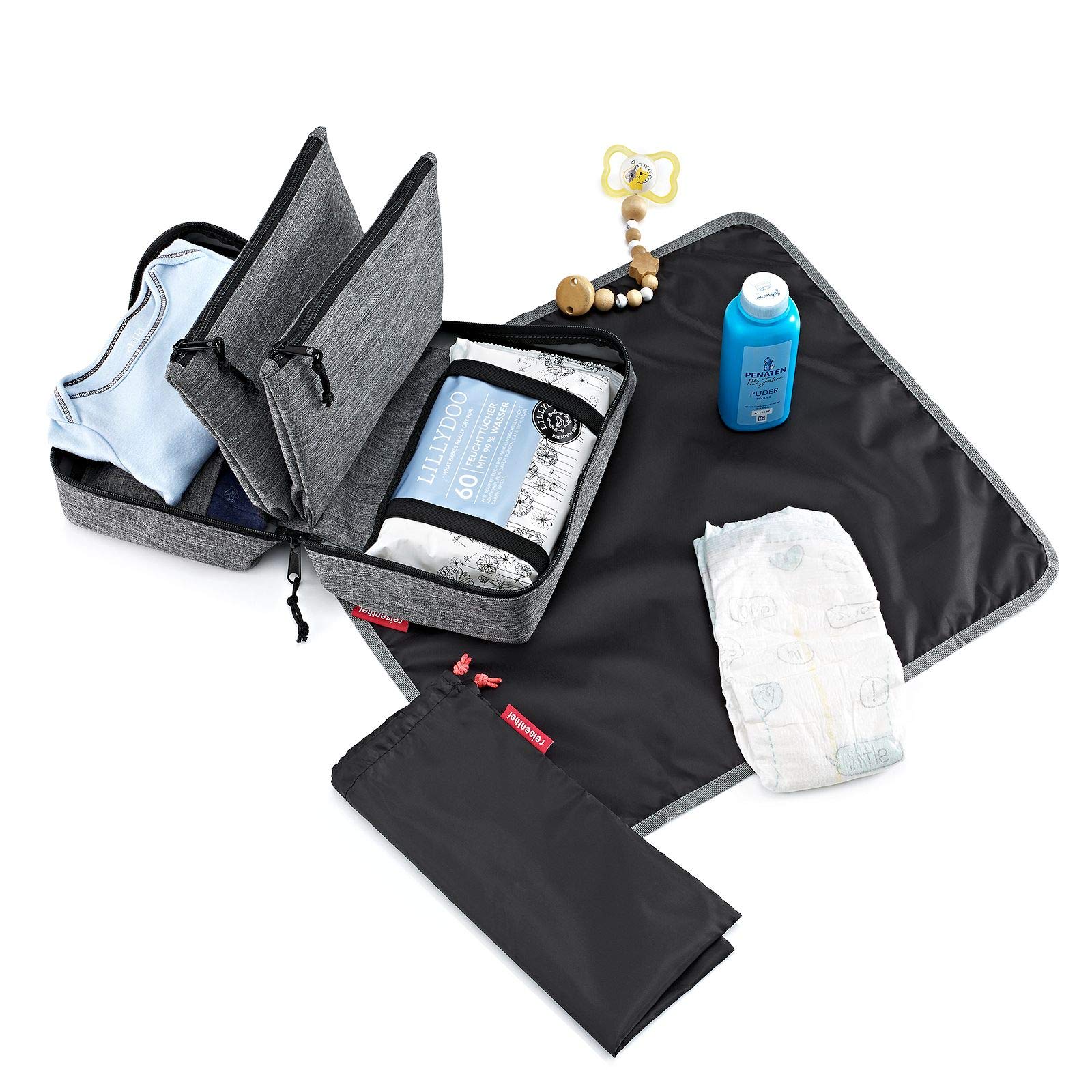 reisenthel-babycase-twist-silber-wickeltaschen-case-3-l-mit-waschbarer-wickelauf image 3