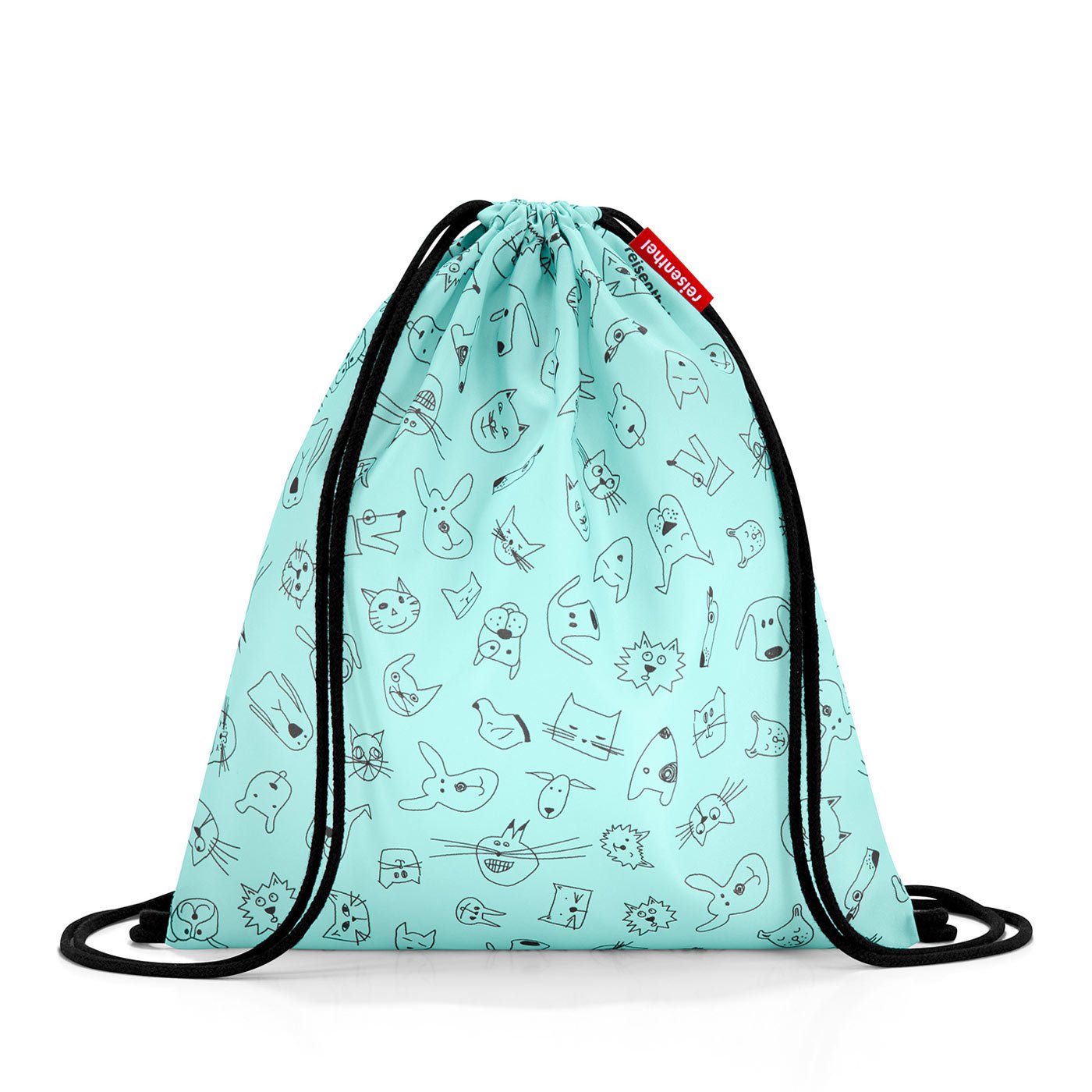 reisenthel-kids-cats-and-dogs-reisetasche-sportbeutel-5-l-mint-kindertasche-mit- image 1