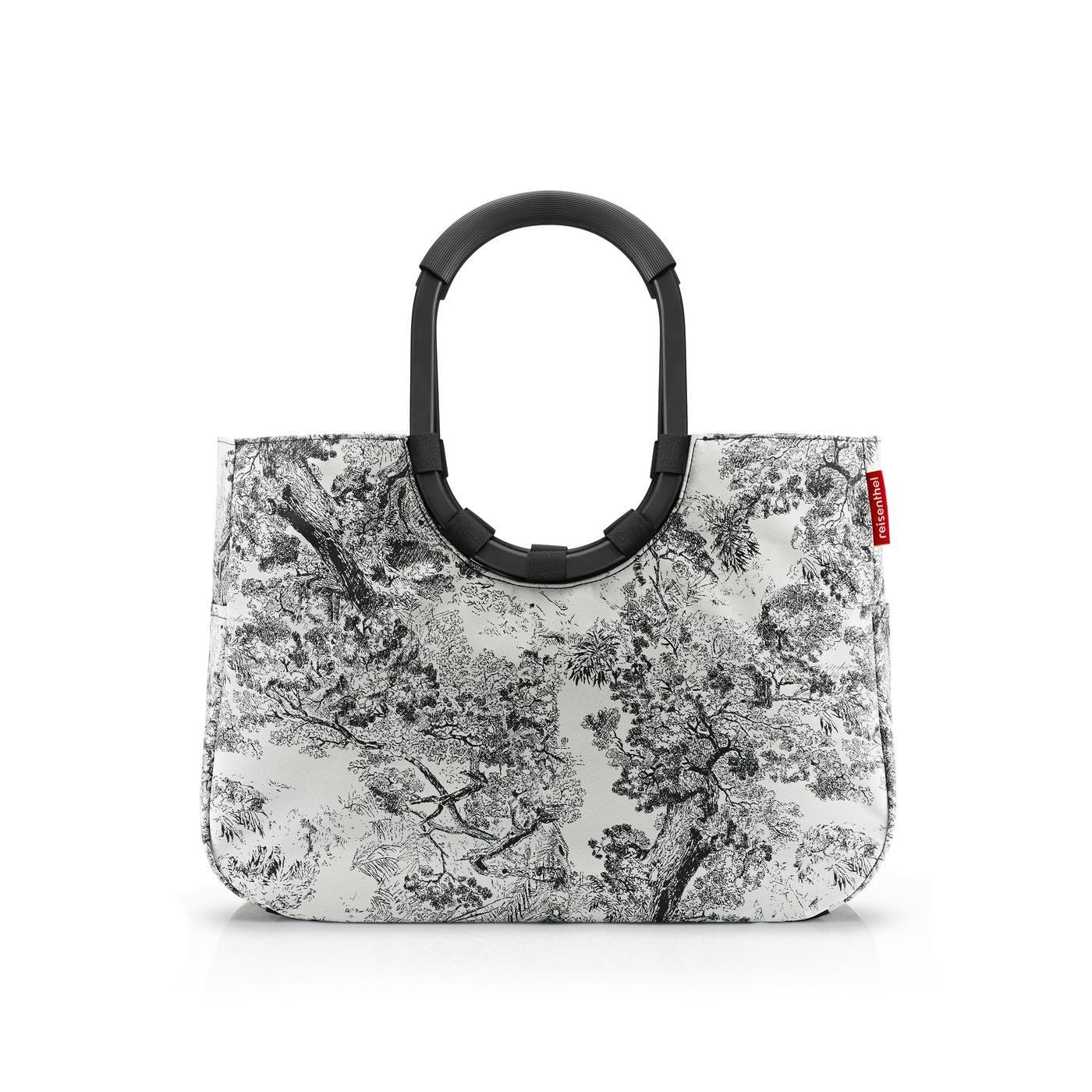 reisenthel-loopshopper-l-rhombus-black-stabile-einkaufstasche-mit-rundgriff-alum image 5