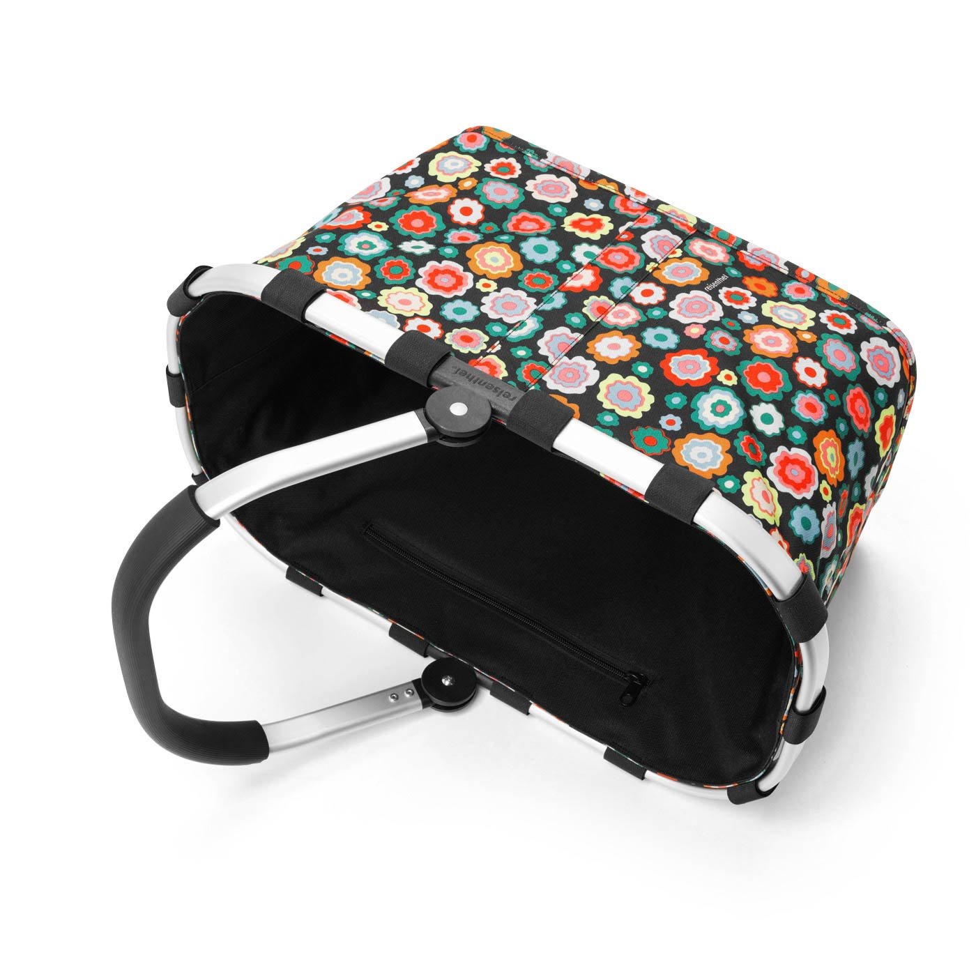 reisenthel-carrybag-einkaufskorb-stabiler-market-korb-mit-design-happy-flowers-i image 3