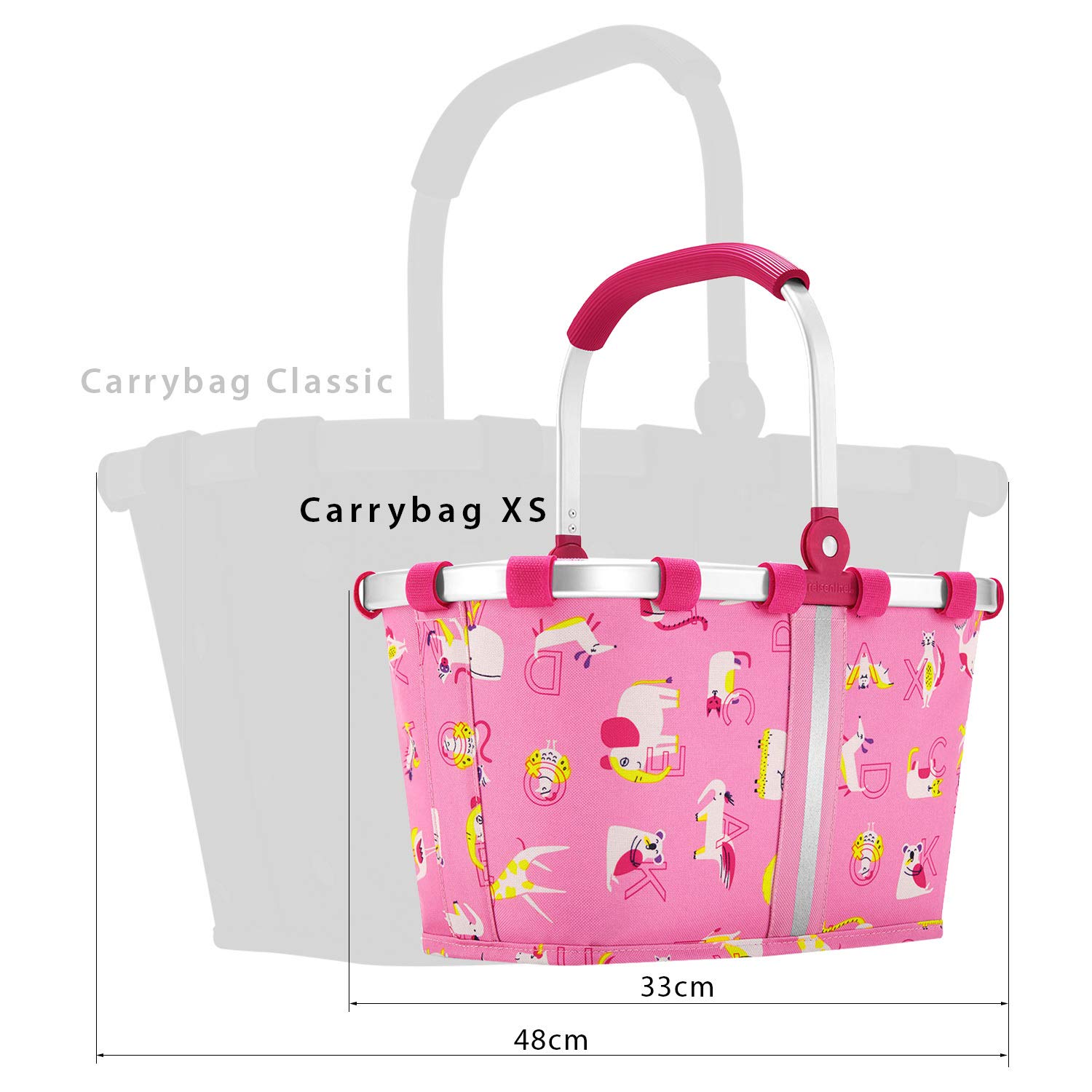 reisenthel-carrybag-xs-kids-kleiner-einkaufskorb-5-liter-mit-innentasche-reflekt image 3