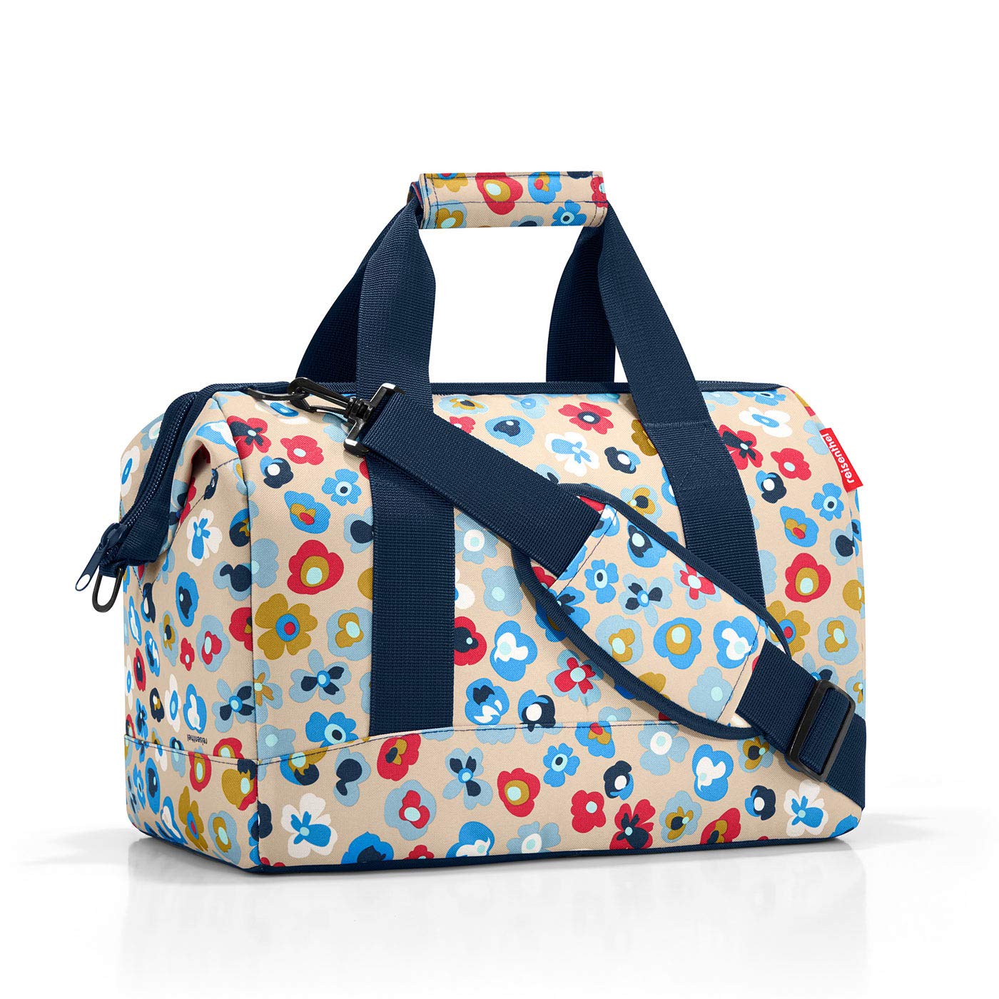 reisenthel-allrounder-m-reisetasche-millefleurs-ms6038-sporttasche-45-l-wasserab image 1