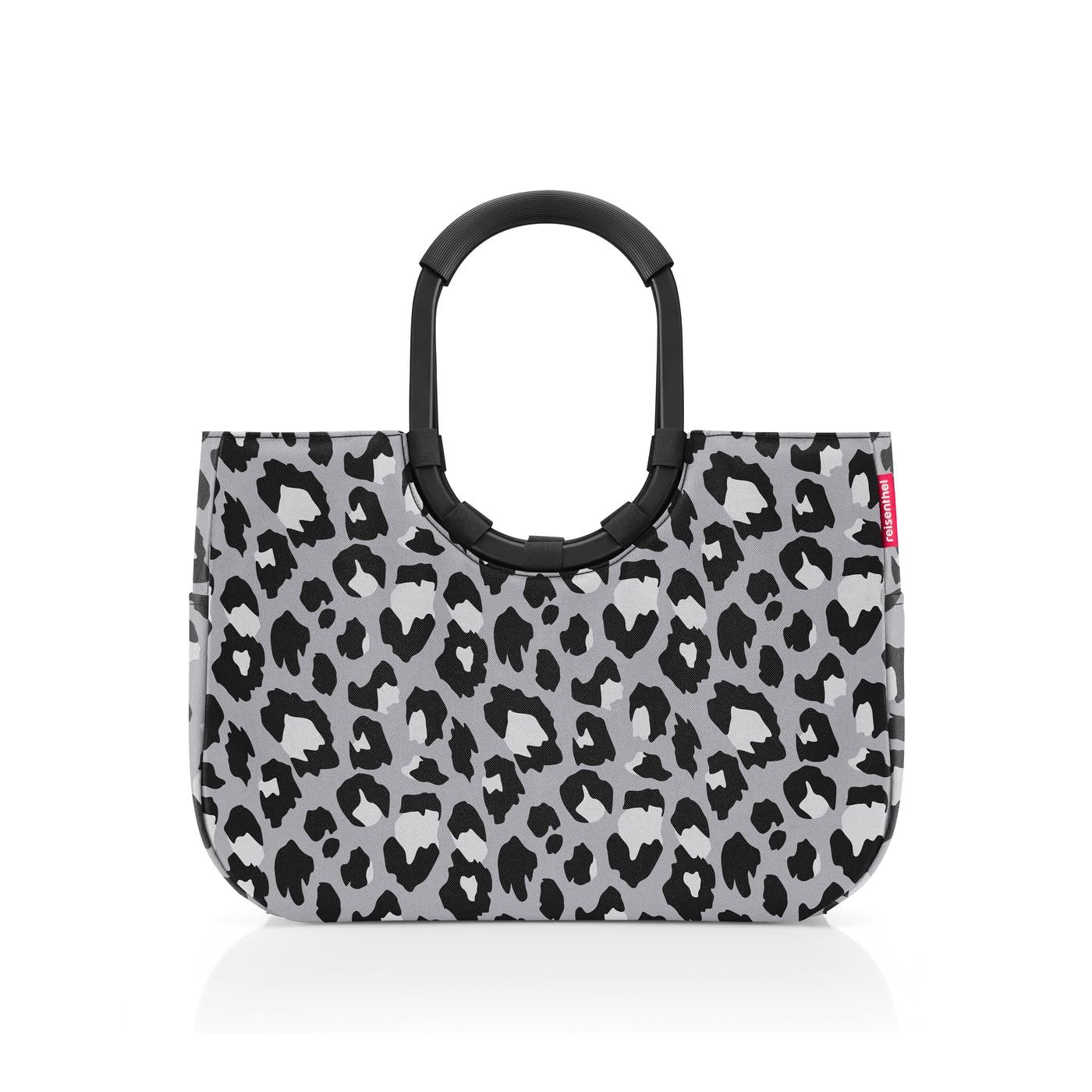 reisenthel-loopshopper-l-rhombus-black-stabile-einkaufstasche-mit-rundgriff-alum image 4