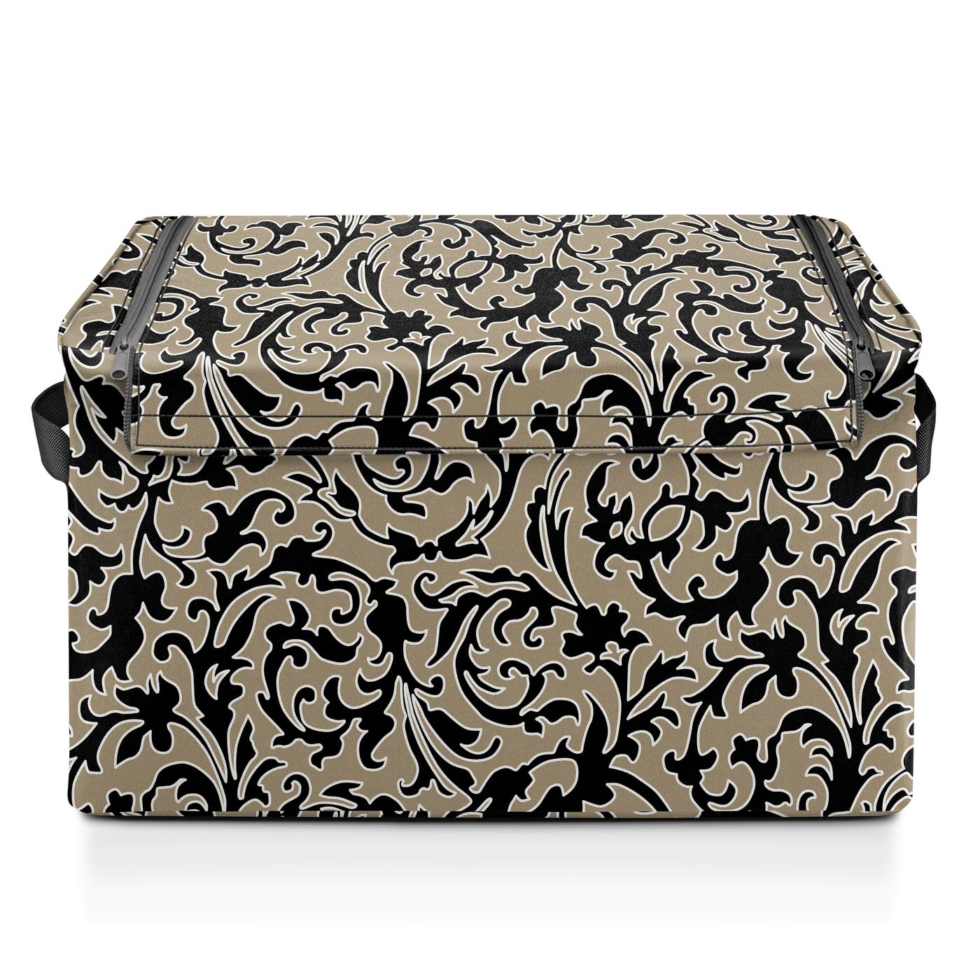 reisenthel-storagebox-l-baroque-marble-aufbewahrungsbox-mit-deckel-formstabil-wa image 2