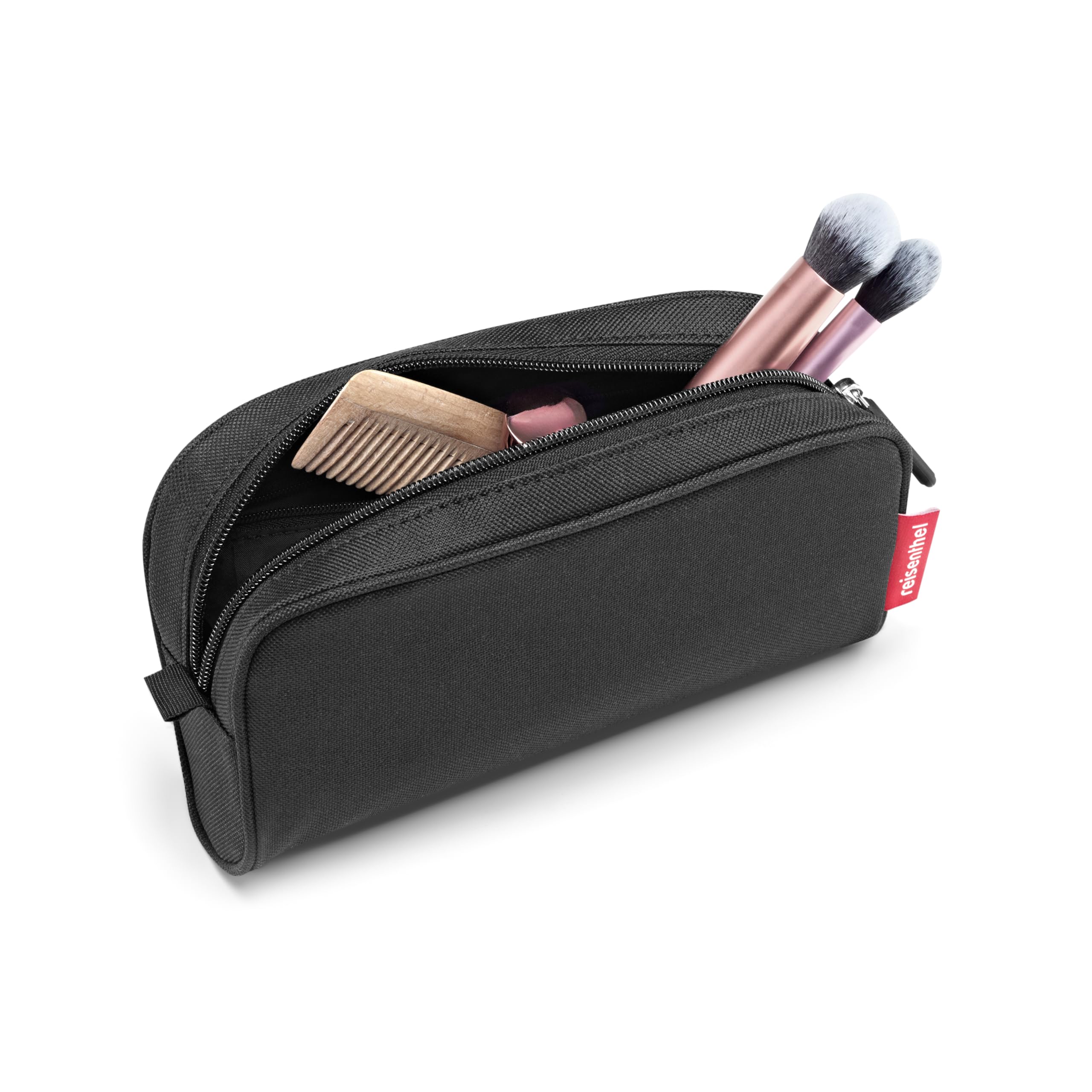 reisenthel-makeup-case-black-kompaktes-kosmetik-etui-1-l-mit-bogenf-rmigem-rei-v image 2