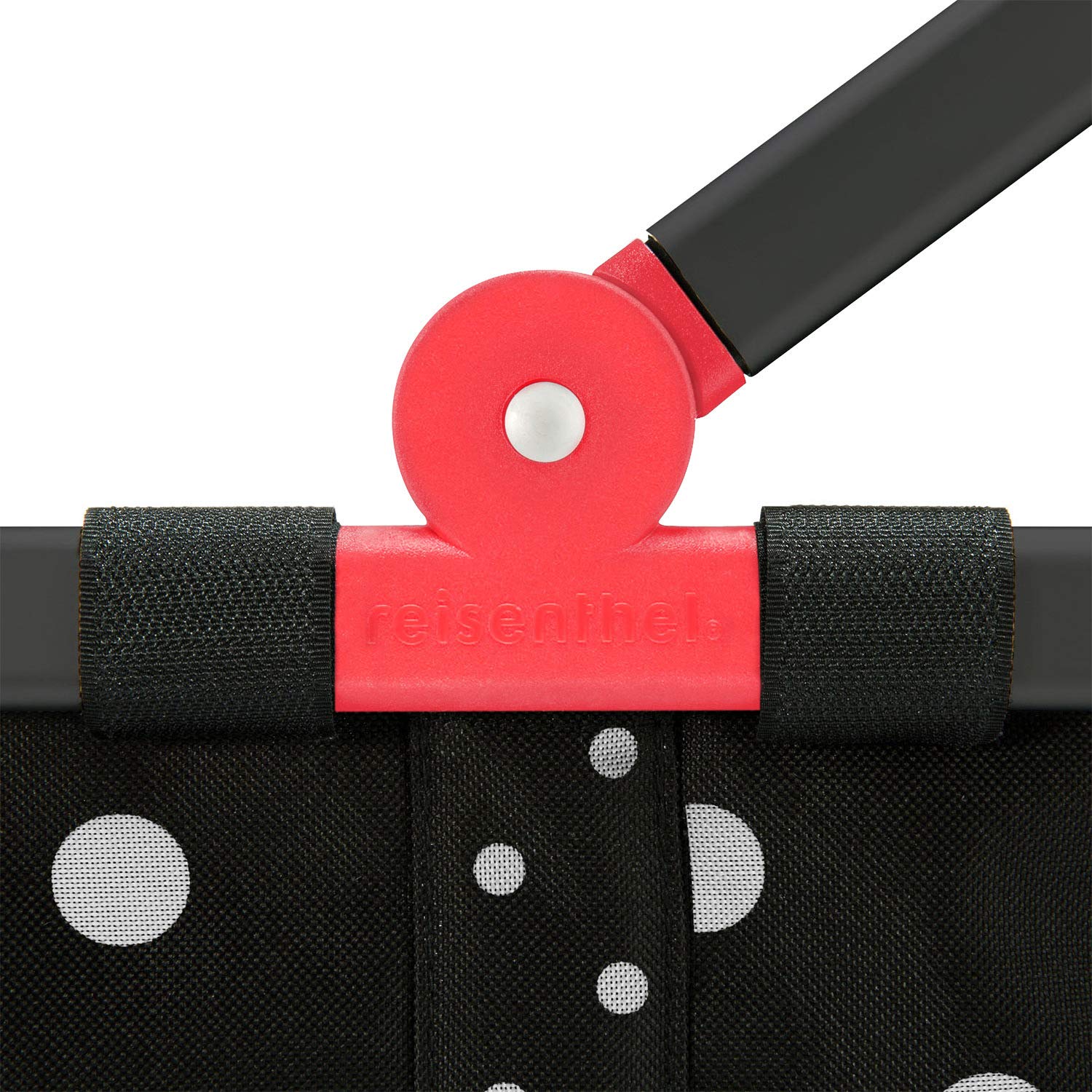 reisenthel-carrybag-frame-einkaufskorb-22-liter-schwarzer-rahmen-black-mixed-dot image 4