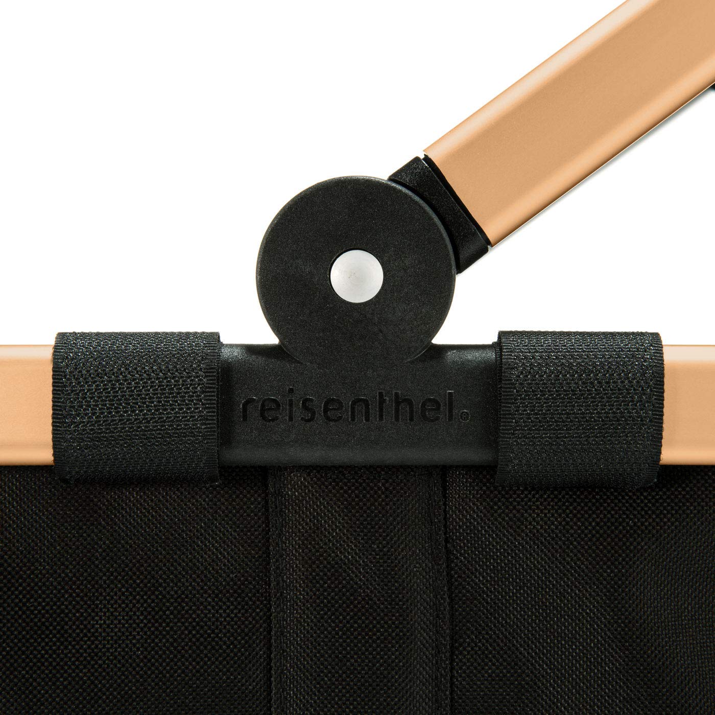 reisenthel-carrybag-frame-einkaufstasche-mit-aluminiumrahmen-gold-black-belastba image 3