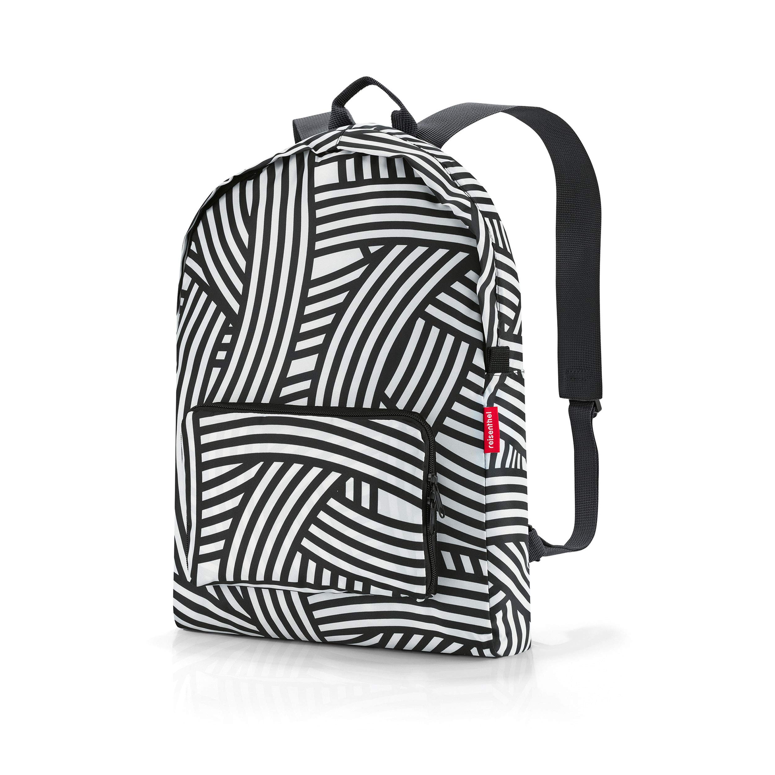 reisenthel-mini-maxi-rucksack-faltbarer-freizeitrucksack-einkaufsrucksack-zebra- image 1