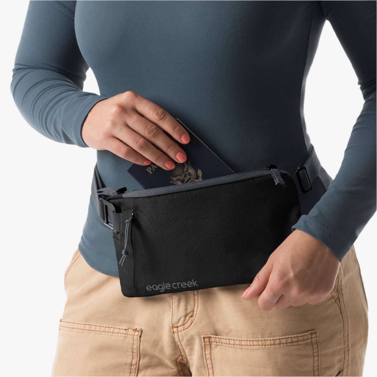 eagle-creek-stash-rfid-sling-bag-kompakte-sicherheitsumh-ngetasche-mit-rfid-bloc image 2